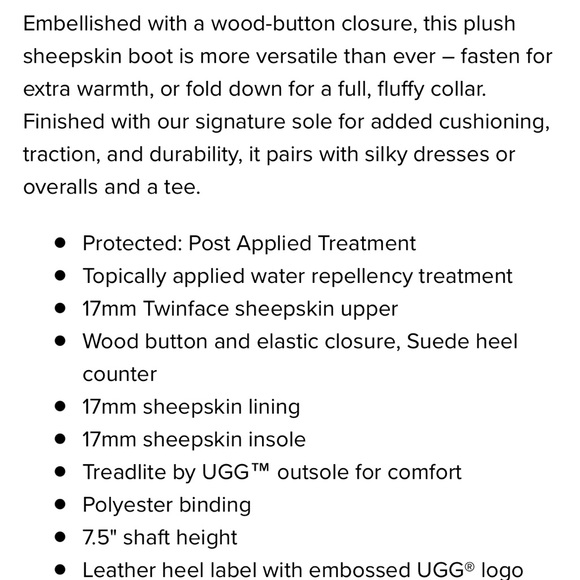 UGG gray Bailey Button sz 7 - Picture 16 of 16